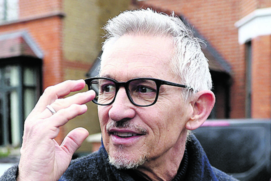 O antigo futebolista inglês Gary Lineker 