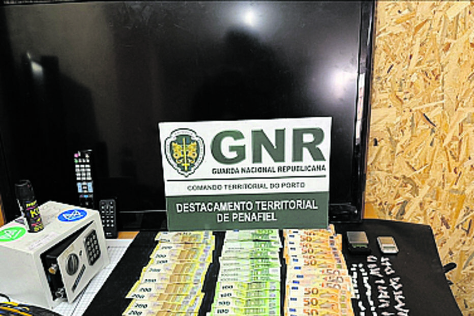 Material apreendido em casa ao ladrão de 53 anos 