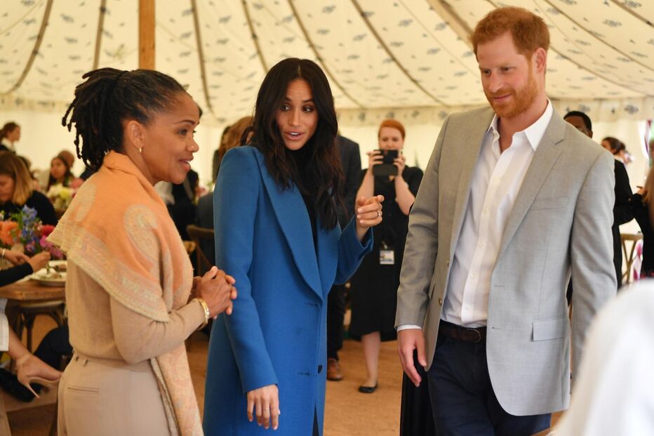 Doria Ragland, Meghan Markle e Harry