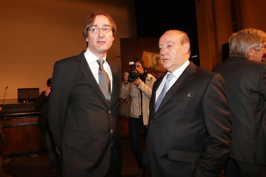 Pinto da Costa e o filho Alexandre