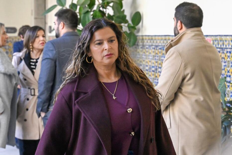 Sandra Madureira chega ao tribunal