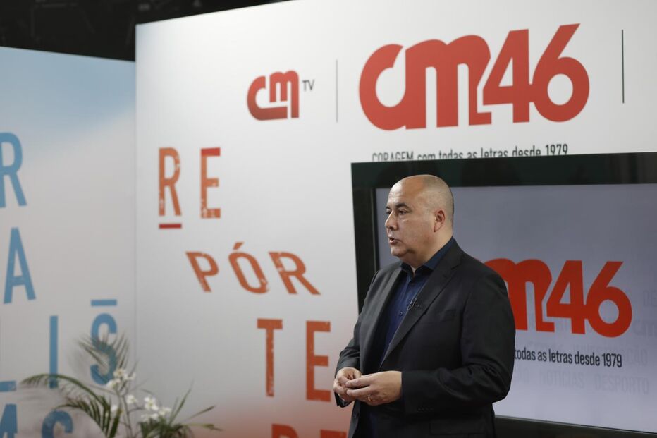 Carlos Rodrigues, diretor-geral editorial, no arranque da 'Redação Aberta'