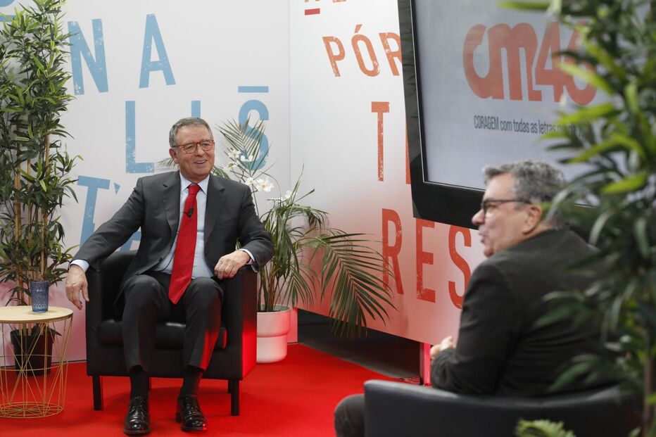 António José Seguro no painel 'Visão para Portugal', moderado por Eduardo Dâmaso