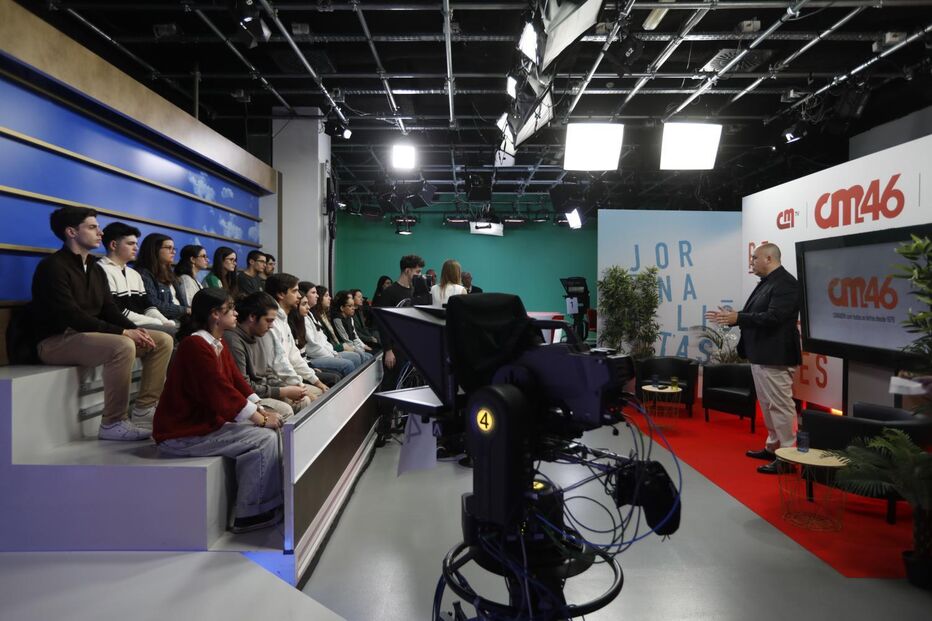 Carlos Rodrigues, diretor-geral editorial, no arranque da 'Redação Aberta'