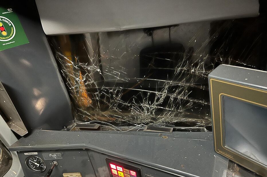 Comboio da Linha de Cascais atingido por árvore