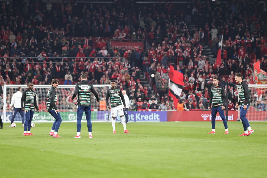 Aquecimento seleção portuguesa