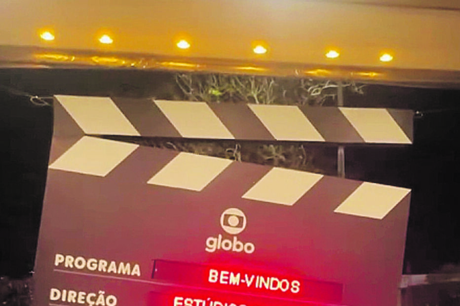 Ator está a gravar novela nos estúdios da TV Globo