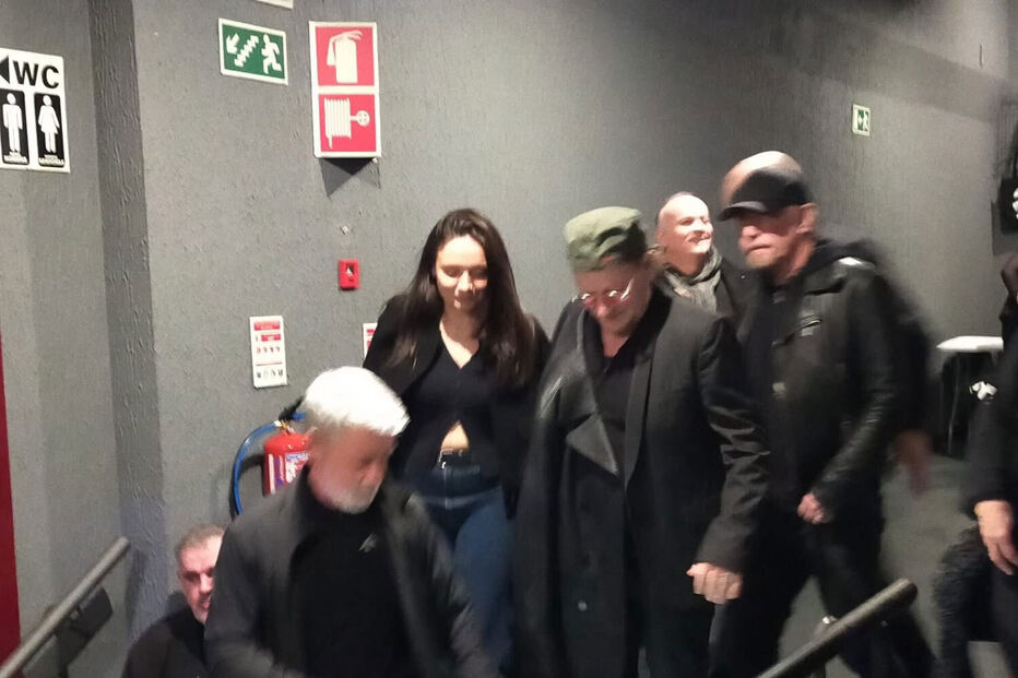 Bono e The Edge em Lisboa