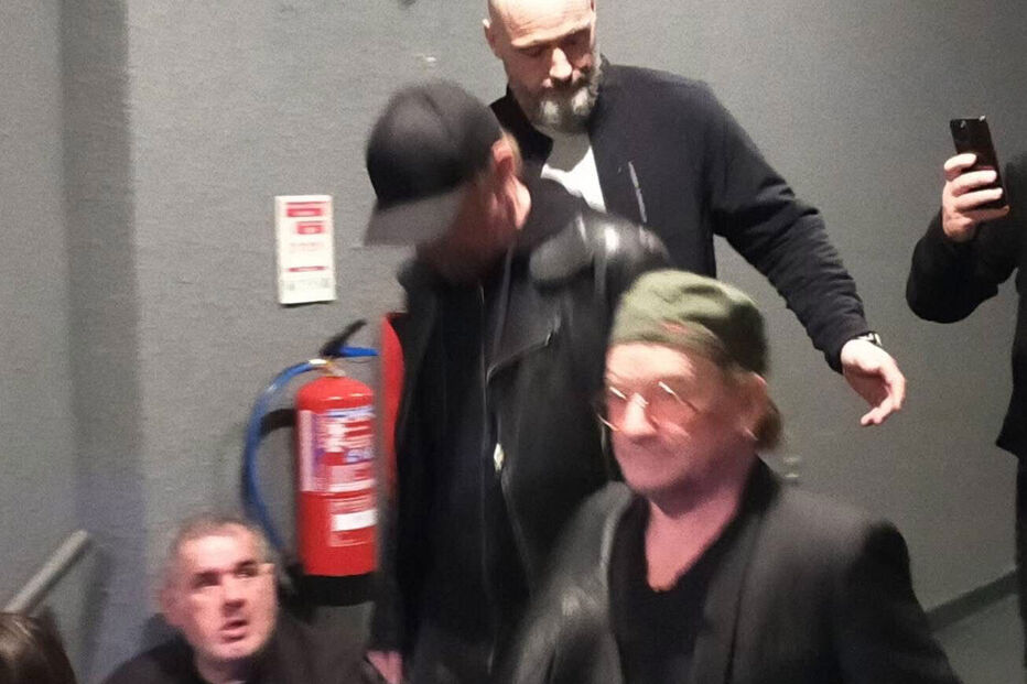 Bono e The Edge em Lisboa