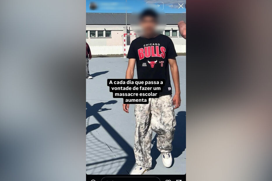 Partilha de jovem de 16 anos  sobre vontade que tem em desenvolver massacre em escola 