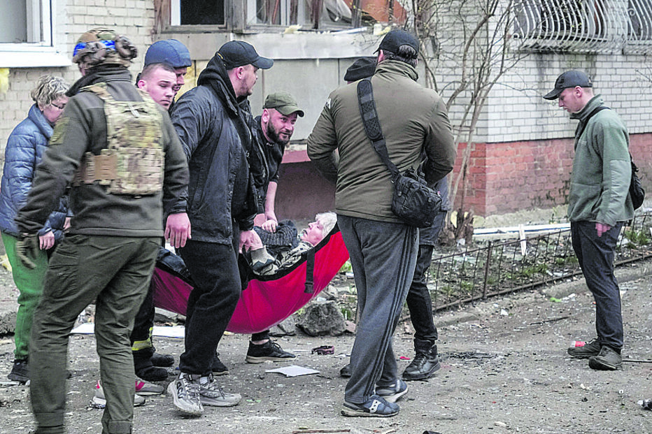 Ataque russo à Ucrânia