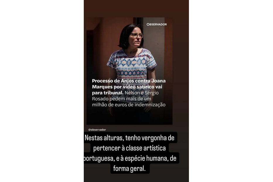 Sónia Tavares reage ao processo dos Anjos contra Joana Marques 