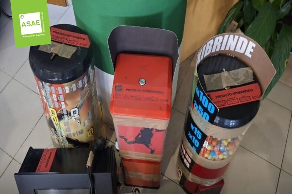 Operação da ASAE contra jogo ilícito faz três arguidos e abre cinco processos-crime