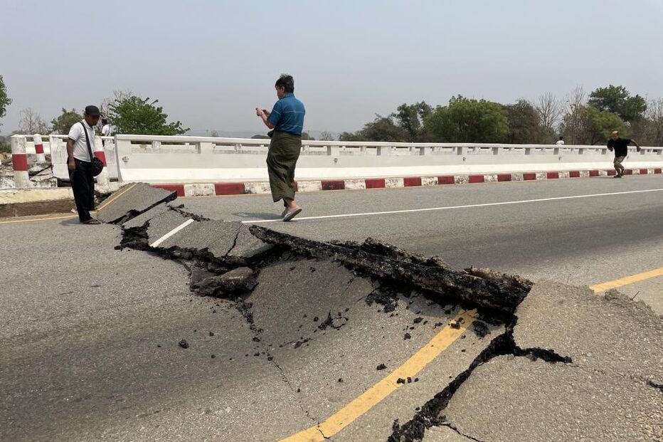 Sismo em Myanmar