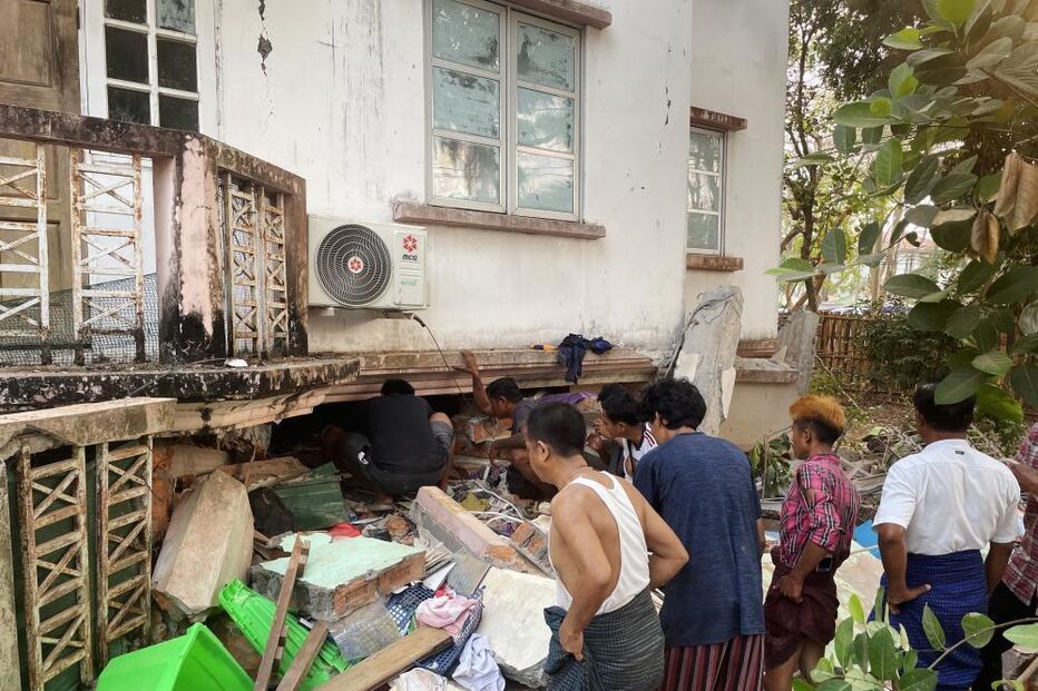 Sismo em Myanmar 