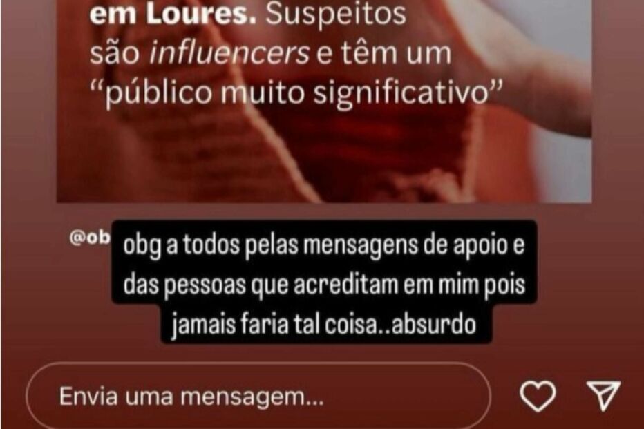 Stories do trio de influencers