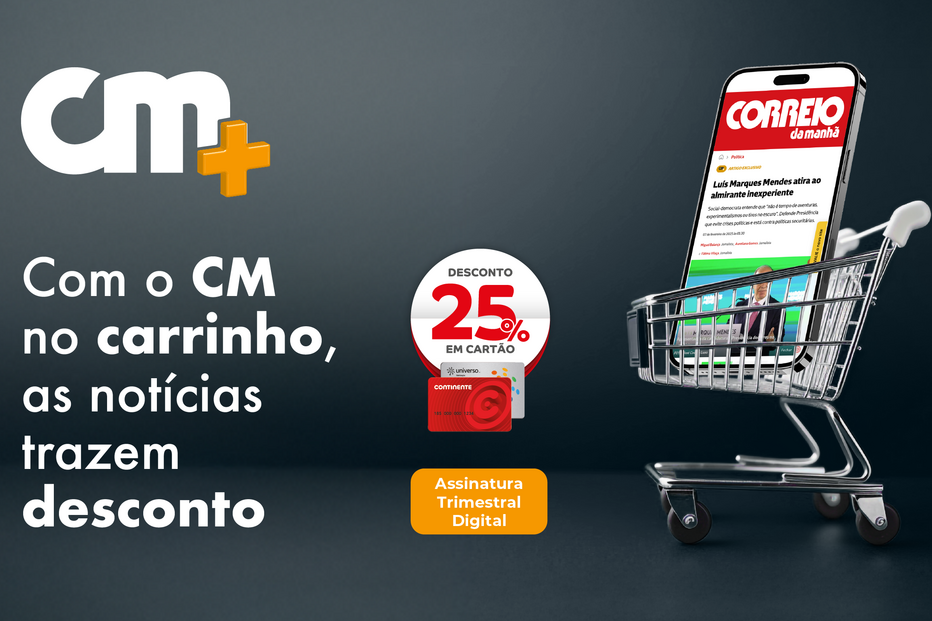 Correio da Manhã oferece 25% de desconto em cartão Continente a assinantes