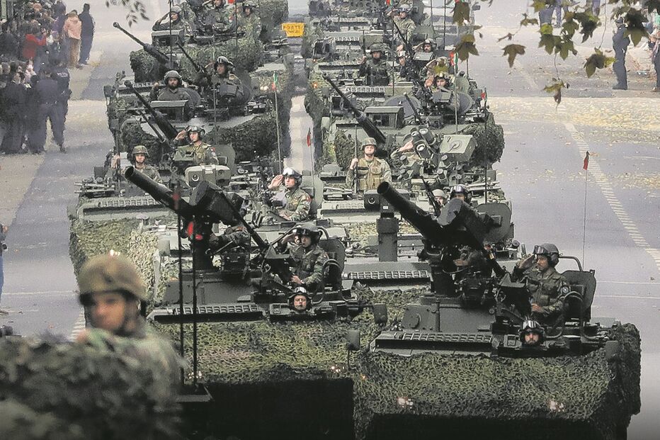 Investimento acompanhado de transformações na doutrina, organização, capacidades, relação com sociedade e economia