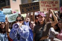 Manifestação contra a violação, em Lisboa