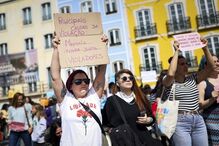 Manifestação contra a violação, em Lisboa