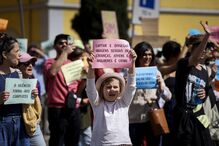 Manifestação contra a violação, em Lisboa