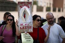 Manifestação contra a violação, em Lisboa