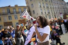 Manifestação contra a violação, em Lisboa