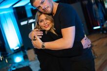 Mickael com a mãe, Fernanda