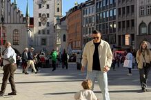 João Palhinha com o filho mais velho, João Maria