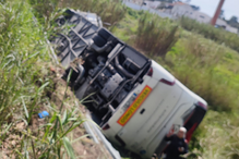 Despiste de autocarro no Cartaxo