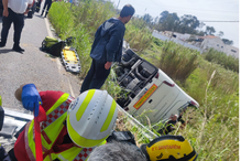 Despiste de autocarro no Cartaxo