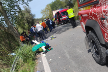 Despiste de autocarro no Cartaxo