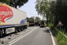 Despiste de autocarro no Cartaxo