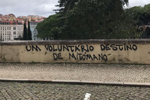 Sede do Chega vandalizada em Lisboa