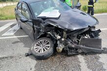 Choque entre três carros causa três feridos em Muge, no distrito de Santarém