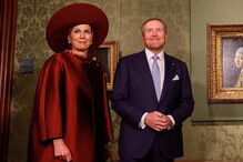 Os reis Maxima e Willem-Alexander dos Países Baixos