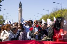Desfile dos 51 anos do 25 de Abril na Avenida da Liberdade, em Lisboa