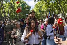 Desfile dos 51 anos do 25 de Abril na Avenida da Liberdade, em Lisboa