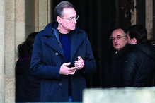 Alexandre Pinto da Costa saiu da missa sozinho 