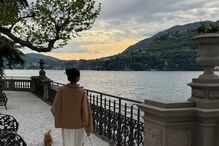 Kika Cerqueira Gomes no Lago di Como