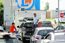 Corrida aos postos de abastecimento de combustível