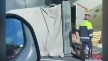 Ferido após despiste de camião na A4 em Amarante