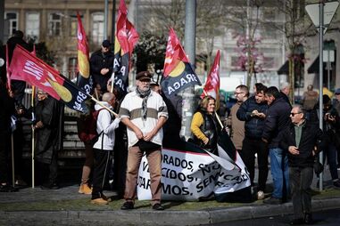 Manifestação da CGTP no Porto reuniu mais de dois mil trabalhadores