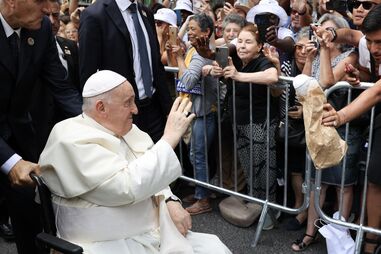 Papa Francisco durante visita a Portugal 