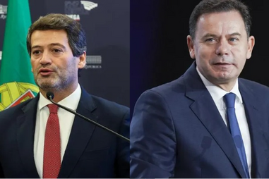 André Ventura e Luís Montenegro 