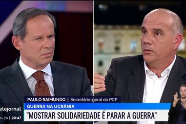 José Rodrigues dos Santos entrevista Paulo Raimundo na RTP