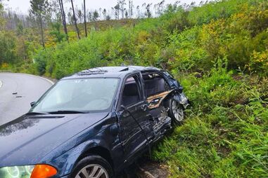 Dois feridos em colisão na EN 108 em Gondomar