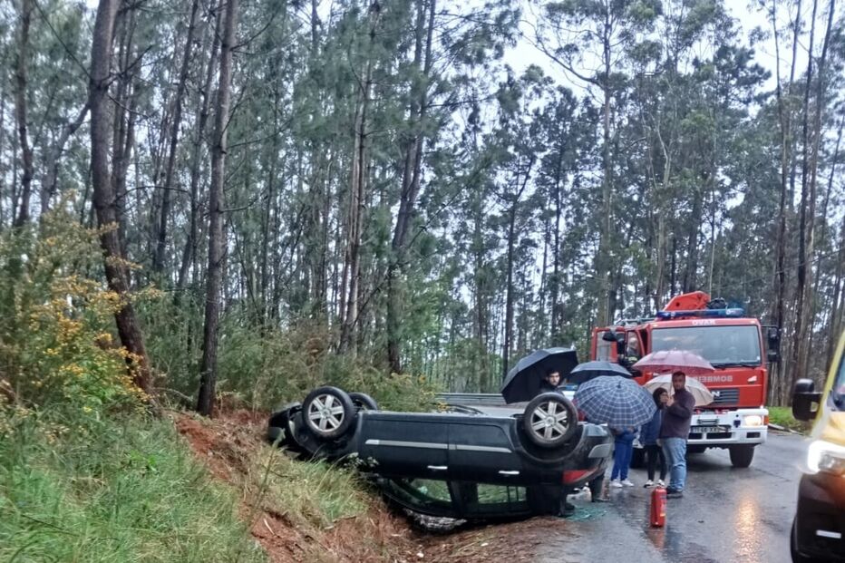 Homem ferido em despiste de carro em Ovar