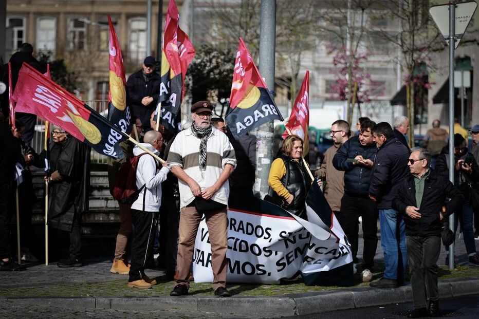 Manifestação da CGTP no Porto reuniu mais de dois mil trabalhadores