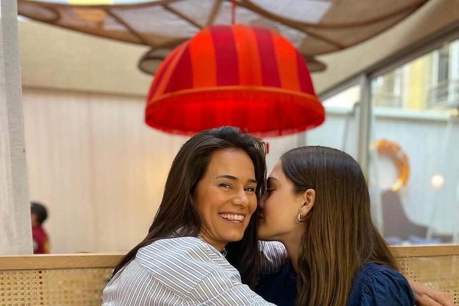 Cláudia Vieira com a filha Maria